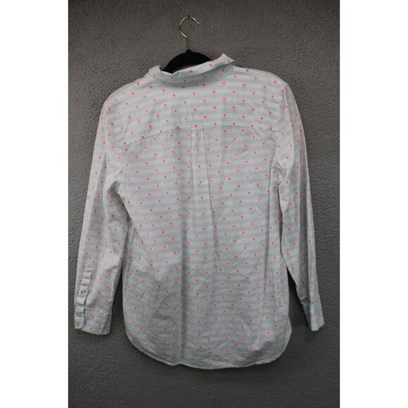 Vineyard Vines Long Sleeve Button Half Way Top-Size 8 - Picture 6 of 9